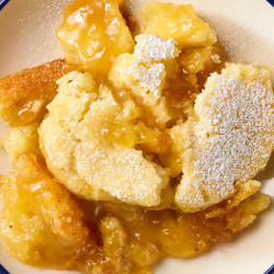 Gooey Lemon Cobbler
