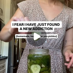 Quick Refrigerator Pickled Cucumbers