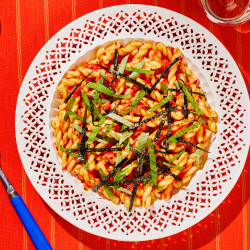 Grated Tomato And Miso-butter Pasta