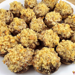 Sausage And Cheese Stuffed Mushrooms