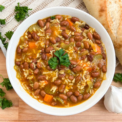 Cozy Pinto Bean &amp; Rice Stew