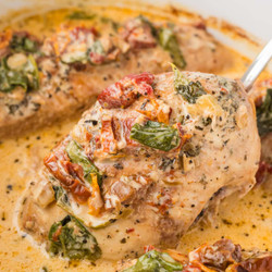 Crockpot Tuscan Chicken
