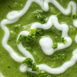 Sweet Pea And Avocado Soup