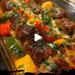 Sausage And Pepper Skillet Bake