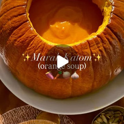 Marak Katom (roasted Orange Soup)