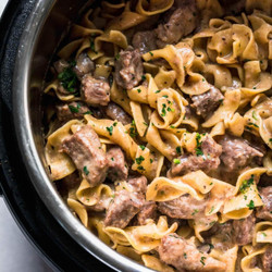 Instant Pot Beef Stroganoff