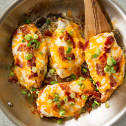 My Loaded Chicken Breasts Are Ready In 15 Minutes Flat