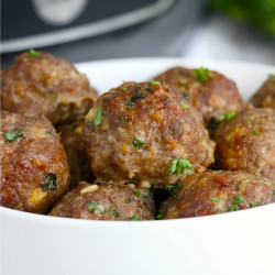 Ninja Foodi Homemade Meatballs