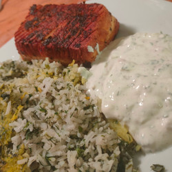 Persischer veganer Fisch