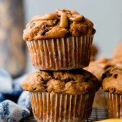 Peanut Butter Banana Muffins