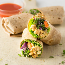 Wrap de Garbanzos y Aguacate