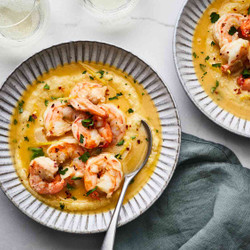 Venetian Shrimp With Polenta