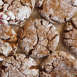 Gingerbread Crinkle Cookies
