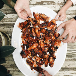 Grilled Buffalo Chicken Wings