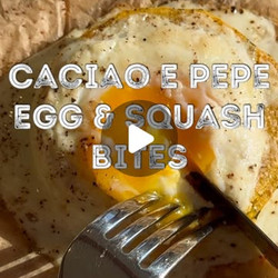 Cacio E Pepe Squash Baked Eggs