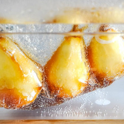 Sous Vide Marsala Poached Pears