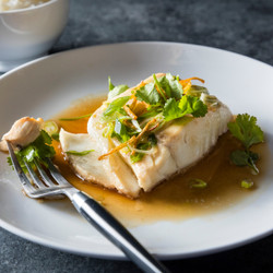 Oven-steamed Fish With Scallions And Ginger
