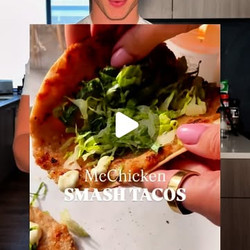 High Protein Mcchicken Smash Tacos