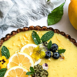 No Bake Lemon Tart