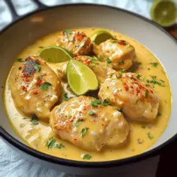 Zartes Hähnchen In Kokos-limetten-sauce