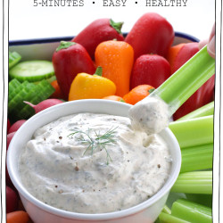 Vegan Ranch Veggie Dip
