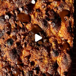Chocolate Chip Banana Bread Focaccia