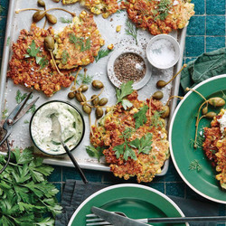 Corn And Haloumi Fritters Recipe