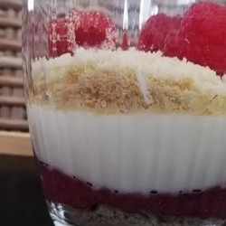 Fromage Blanc Biscuité Fruits Rouges