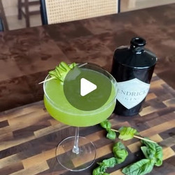 Cucumber Basil Gin Smash