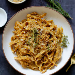 Vegan Pumpkin Alfredo