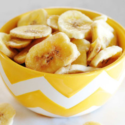 Homemade Baked Banana Chips
