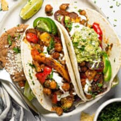 Sheet Pan Chickpea Fajitas