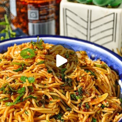 Chili Garlic Noodles (spicy, Quick, Vegan)