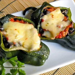 Stuffed Poblano Peppers