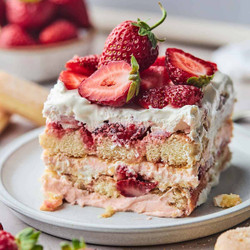 Strawberry Shortcake Tiramisu