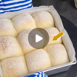 Eggless Whipping Cream Bread Roll Recipe