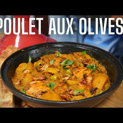Tajine De Poulet Aux Olives Parfumé Au Citron À La Marocaine