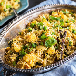 Cauliflower Peas Pilaf