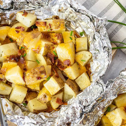 Grilled Potatoes In Foil