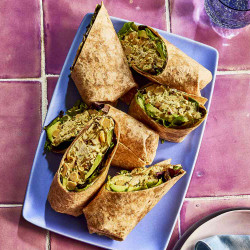Turmeric Chicken &amp; Avocado Wraps
