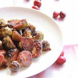 Cranberry Roasted Brussel Sprouts