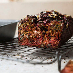Ottolenghi's Beet, Caraway, &amp; Goat Cheese Bread