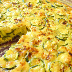 Zucchini Onion Pie