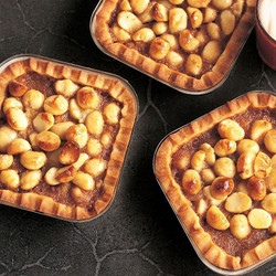Macadamia And Golden Syrup Pies