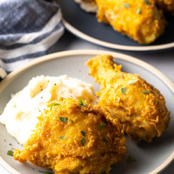 Crispy Broasted Chicken Recipe + Video