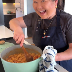 One Pot Creamy Beef Tomato Pasta