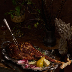 Chile-rubbed Leg Of Venison