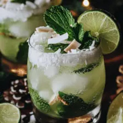 Coconut Christmas Mojito