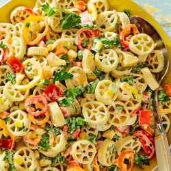 Spicy Veggie Pasta Salad