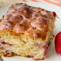 Strawberry Butter Swim Biscuits